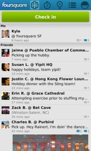 foursquare v5.5.10 for BlackBerry