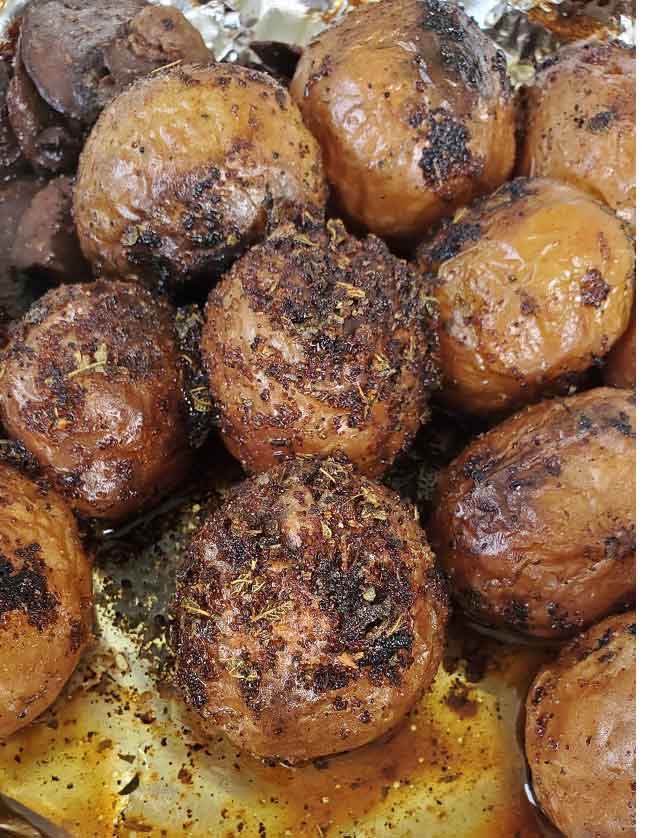 grilled salt potatoes