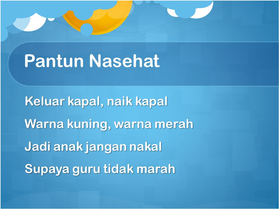 Kumpulan Pantun Nasehat Terbaru 2016  Antara Post