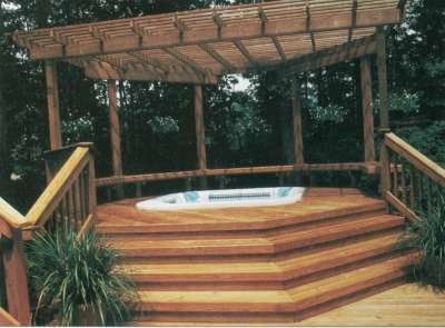 wood deck plans