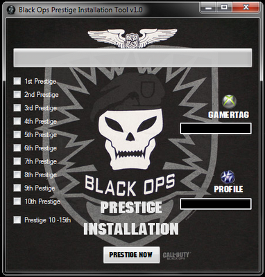 black ops logo skull. lack ops prestige emblems