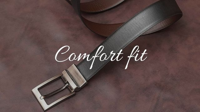 comfort fit men belt