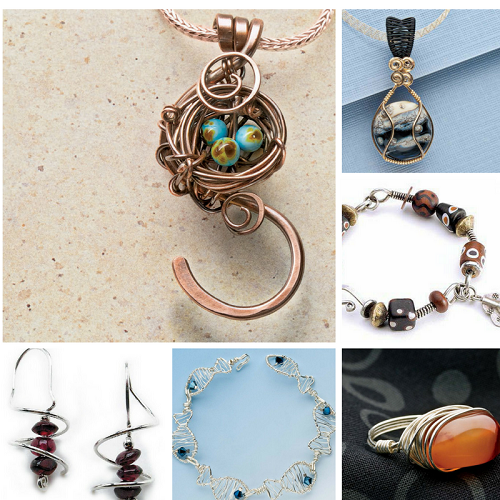 Great Wire Jewelry Designs in this Free eBook! / The Beading Gem