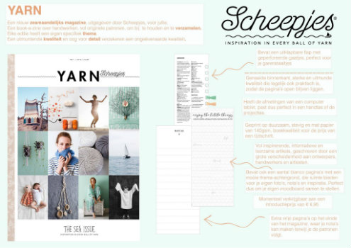 Yarn, the sea issue. Nederlands tijdschrift haken en breien | Happy in Red