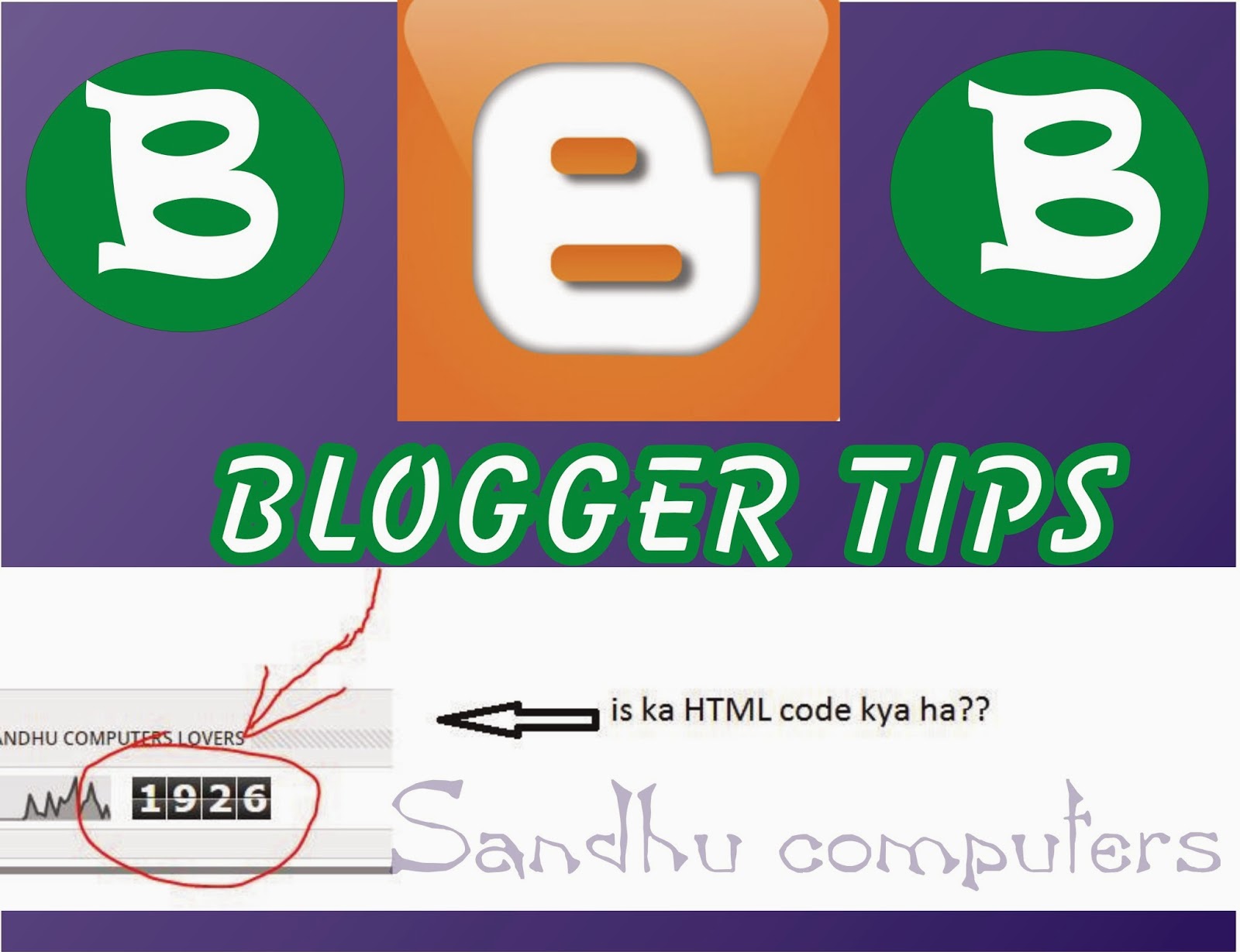 blogger tips with sandhu computers