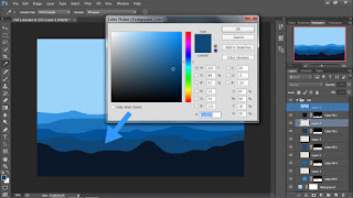 Cara Membuat Flat Lanscape Dengan Photoshop