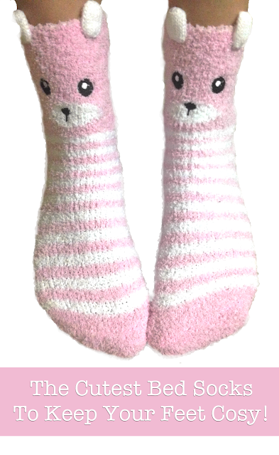 cute kawaii teddy bear bed socks