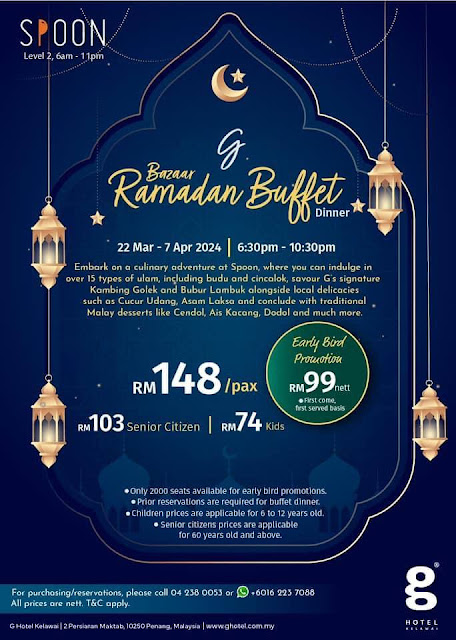Lokasi Berbuka Puasa ataupun Ramadan Buffet 2024 di sekitar Hotel Pulau Pinang