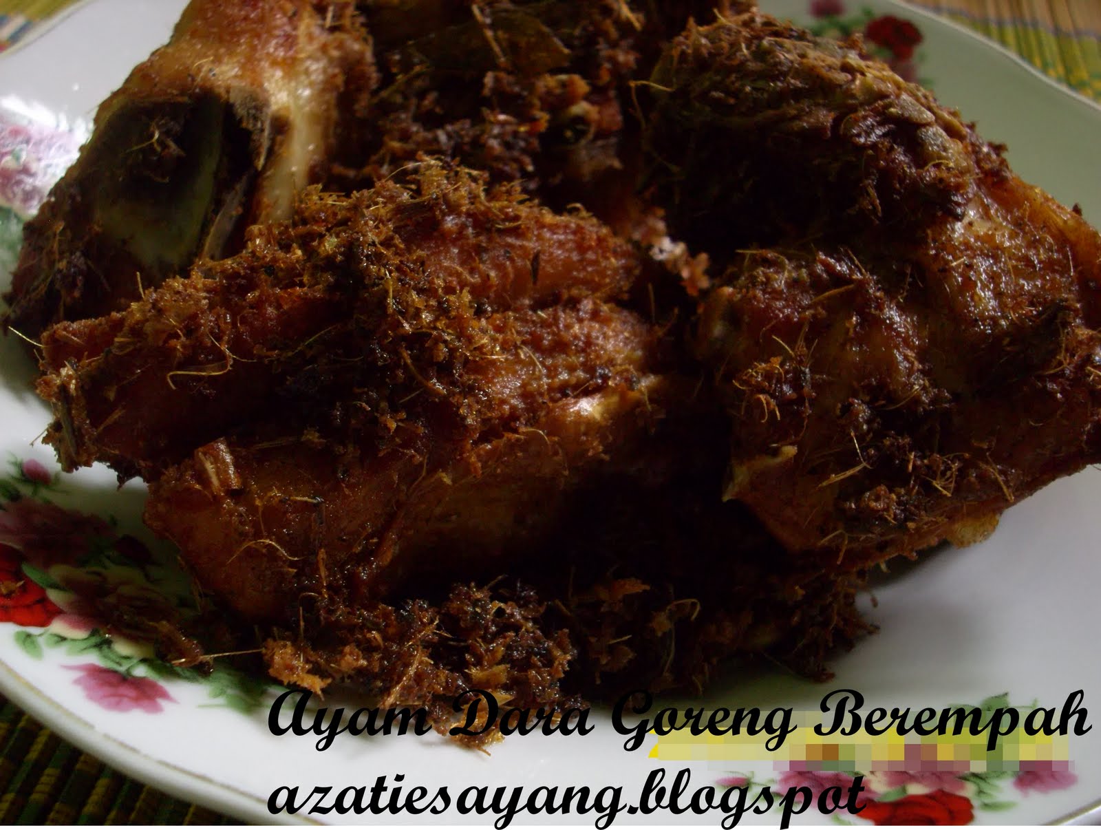 Azatiesayang♥♥: Ayam Dara Goreng Berempah.
