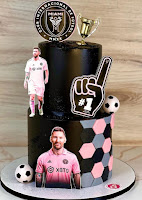 Torta de Messi inter de miami