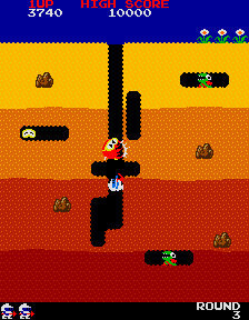 Descarga Rom digdug.zip Namco Arcade MAME