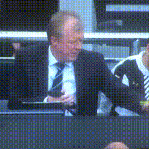 Steve McClaren reaction to Mitrovic red card