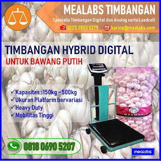 Timbangan Hybrid Digital untuk Bawang Putih