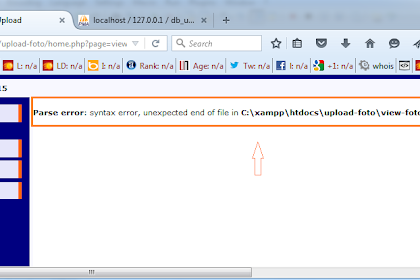 Cara Mengatasi Parse Error Syntax PHP