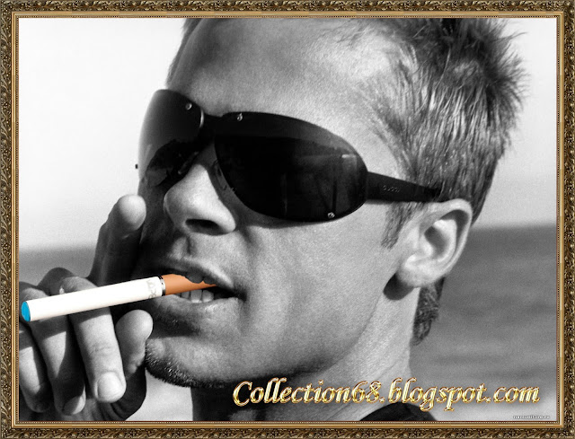 Brad Pitt e-cigarette wallpaper