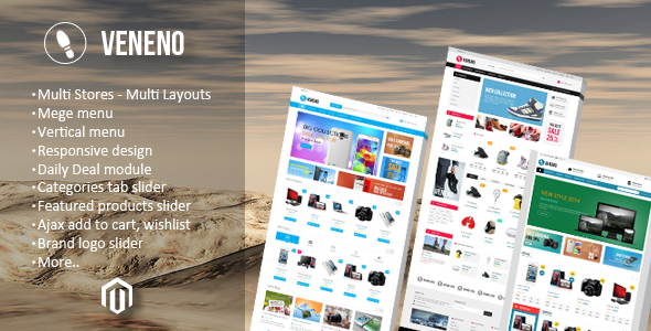 Premium Multipurpose Responsive Magento Theme 