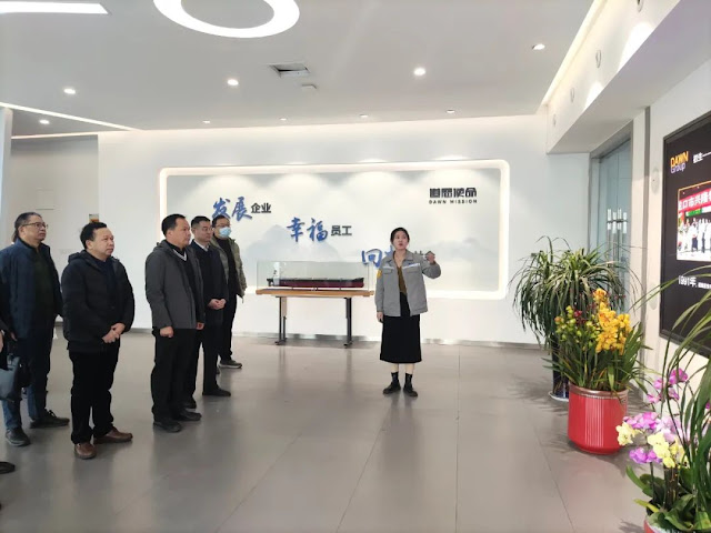 Zhaoqing High-tech Zone investment personnel receiving an inspection by Dawn Group