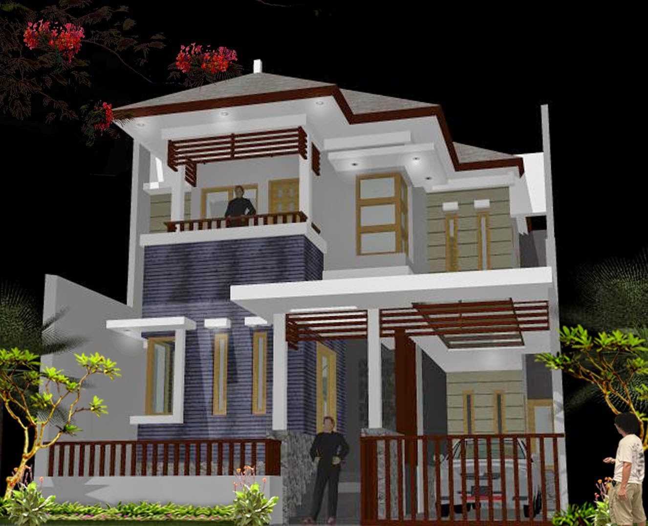 67 Desain Rumah Minimalis Eropa 2 Lantai Desain Rumah Minimalis