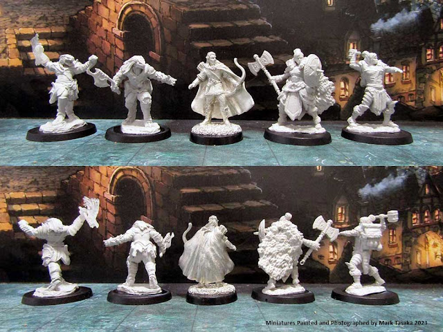 Dungeon and Dragon Miniatures: Reaper & Wizkids Unpainted