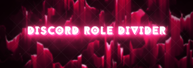 Discord Role Divider Generator
