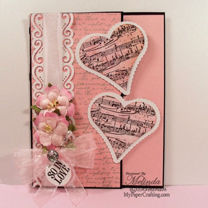 double heart card-500