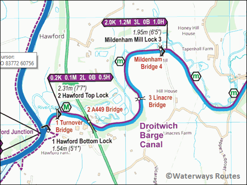 Droitwich map