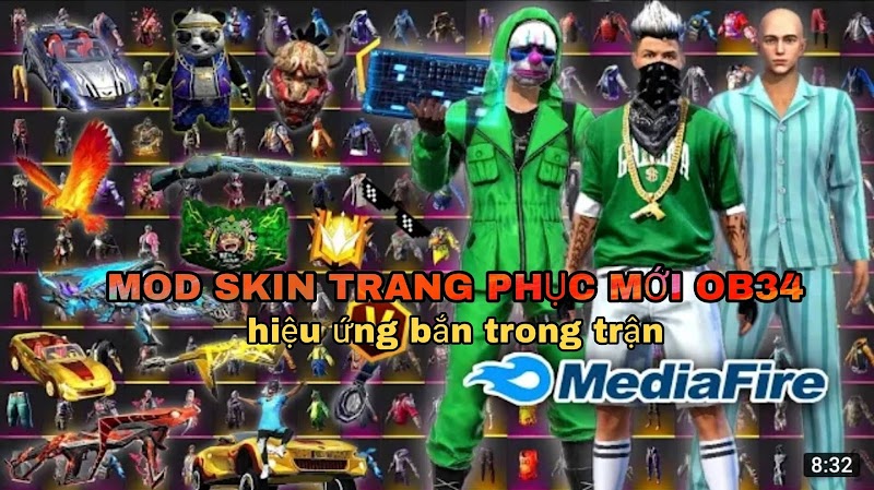 HƯỚNG DẪN MOD FULL ĐỒ VIP NAM NỮ V17 FREE FIRE MAX VÀ THƯỜNG VÀO TRẬN NHANH KHÔNG LỖI OB34