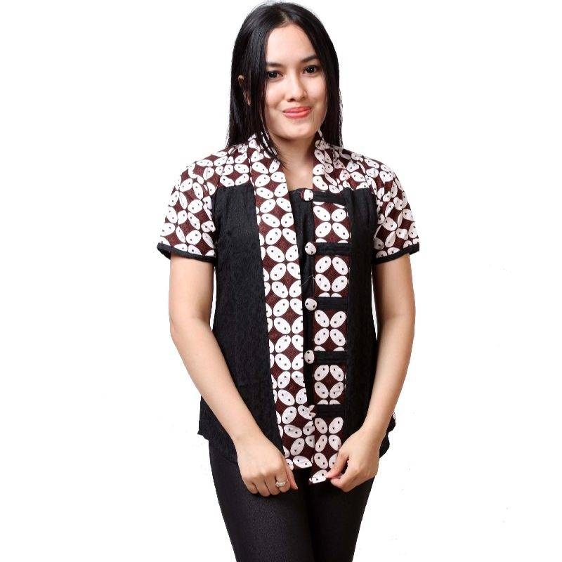 20 Baju  Batik Lengan  Pendek  Modern 2019 yang Mempesona 