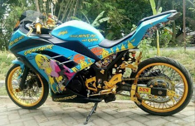 modifikasi ninja 4 tak ruji