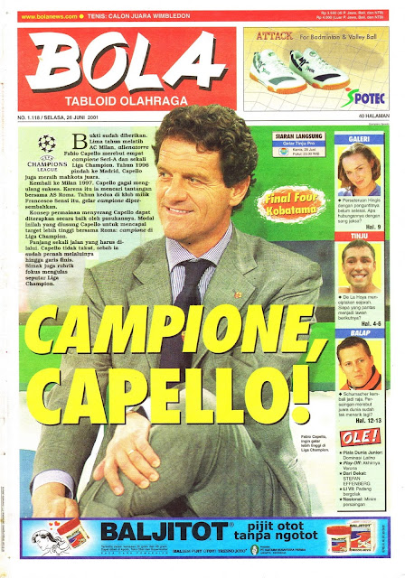 CAMPIONE FABIO CAPELLO AS ROMA SERI A