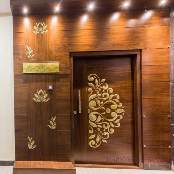 A Small And Stylish Flat In Visakhapatnam Entrance Door Design A Small And Stylish Flat In Visakhapatnam Entrance Door Design