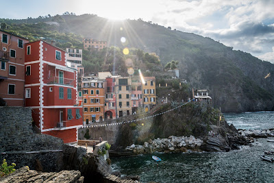 Włochy Cinque Terre Riomaggiore punkty widokowe