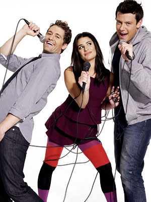 Glee Casts Photoshoot Matthew Morisson Lea Michele Corey Monteith