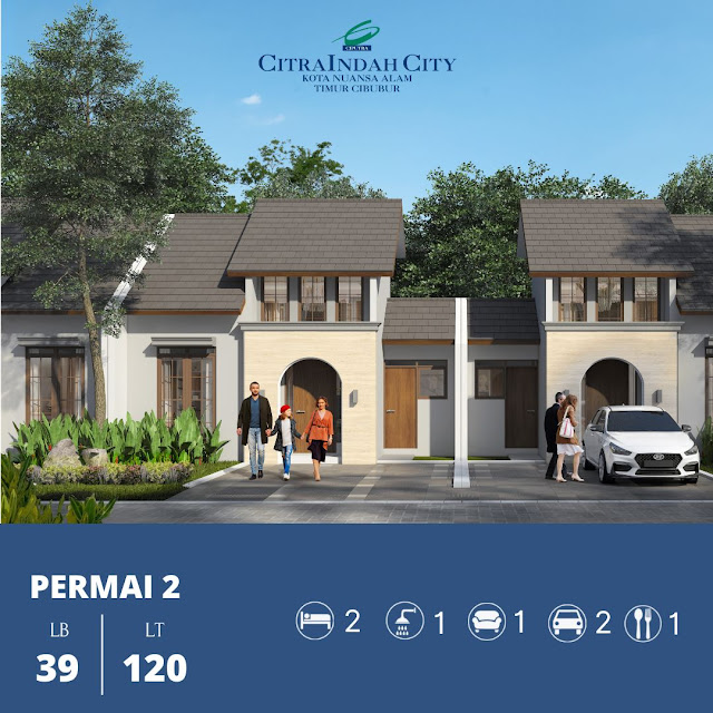 Cluster Bukit PERMAI (RE Platinum) Citra Indah City - mulai 555 jtan