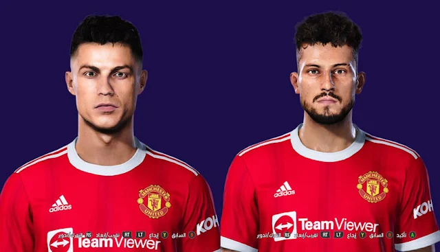 Cristiano Ronaldo & Alex Telles Face For eFootball PES 2021