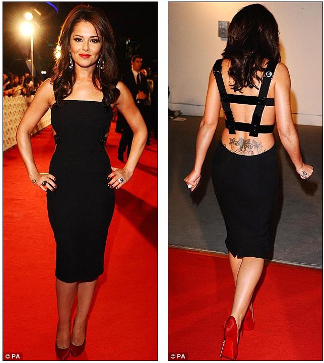 cheryl cole new tattoo. Front and back: Cheryl Cole