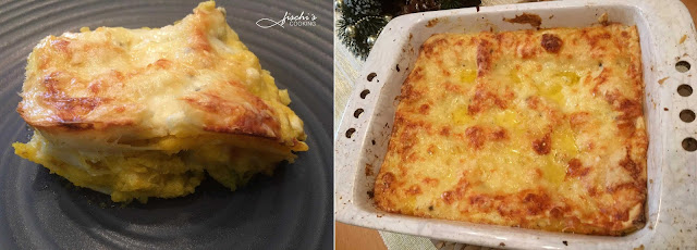 fischiscooking, kürbis lasagne