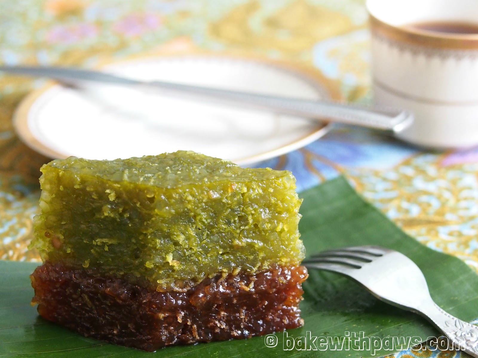 Steamed Layered Sago Cake (Kuih Sago Lapis) - 2 - BAKE 