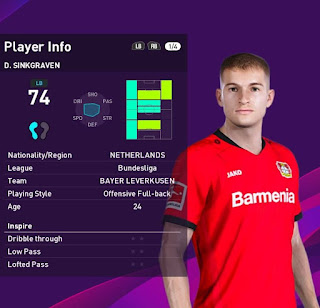 PES 2020 Faces Daley Sinkgraven by SR