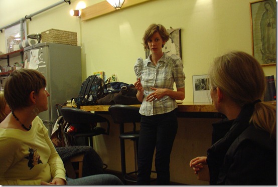 Heather Walker explains the Stratford Urban Farming Experiment