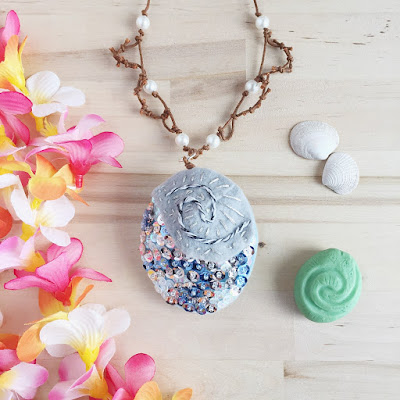 moana heart of te fiti inspired necklace tutorial