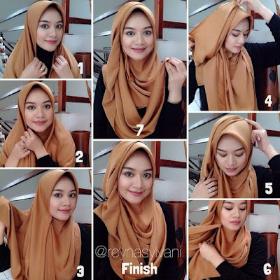 Tutorial Hijab Modern