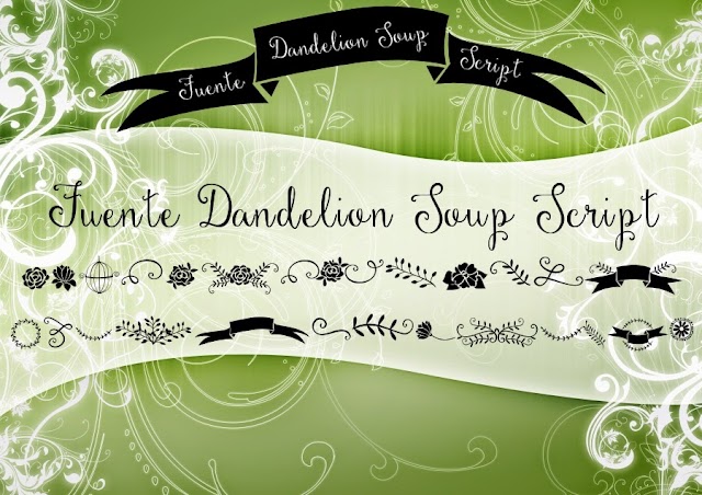 Fuente Dandelion Soup Script [Incluye adornos]