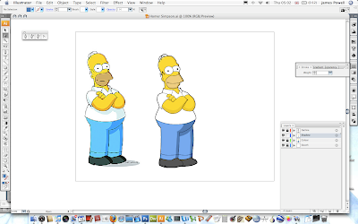 Drawing Homer Simpson In Illustrator