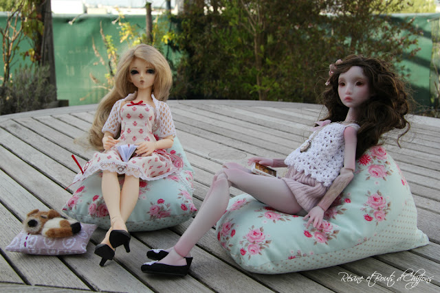 Cléa (Fairyland - MiniFee Juri 2010) et Lyra (Lillycat Cerisedolls - Ninon) @ Zabou