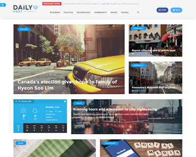 DailyPost-A News/Magazine Wordpress Theme