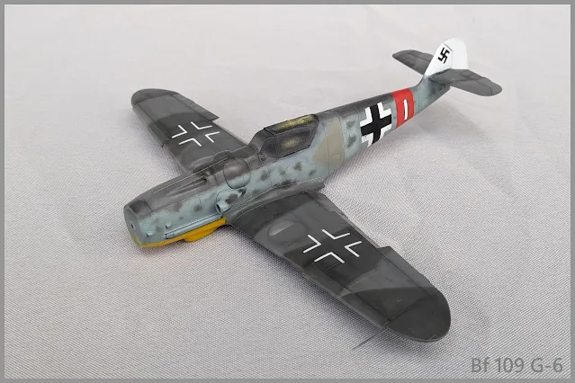 Maquette du Bf 109 G-6 d'Eduard au 1/48.