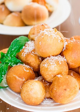 #Recipe : Baked or Fried Pizza Balls