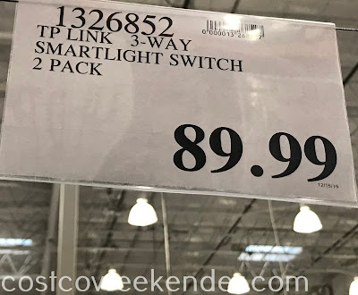 Deal for the TP-Link Smart Wi-Fi Light Switch 3-Way Kit at Costco