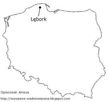 Lębork na mapie Polski